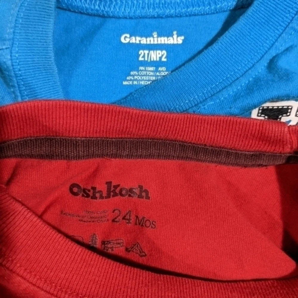 Boys tshirts size 24‎ months and 2t
